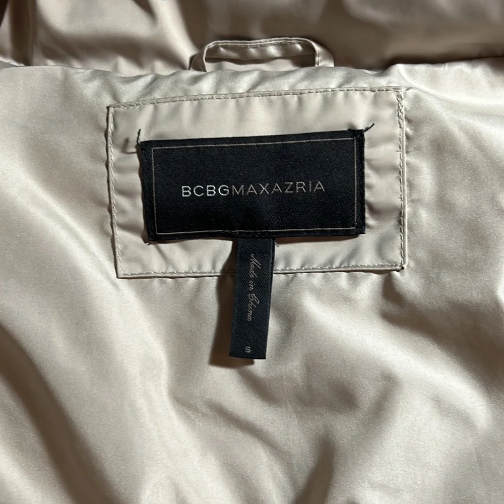 BCBGMaxAzria duck down filled puffer, Sz S (fits Med too) - Picture 7 of 9